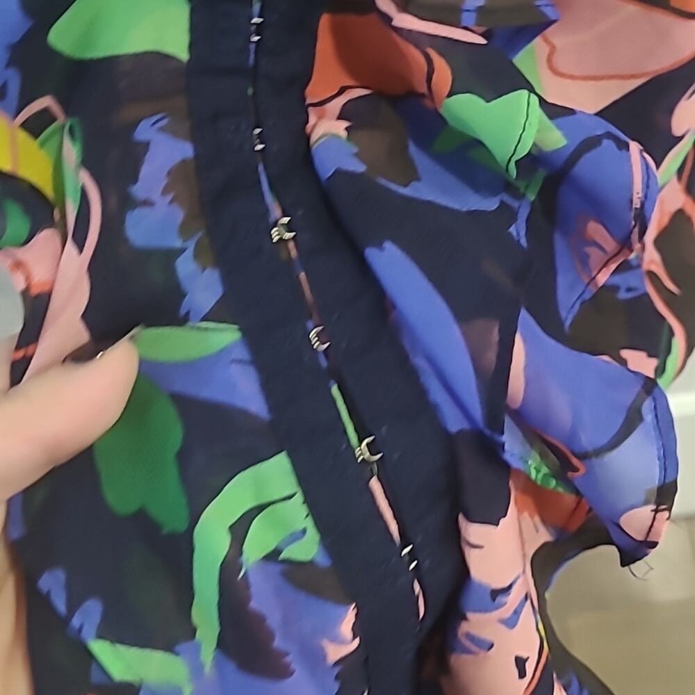H&M Floral Slouch Ruffle Dress - Picture 11 of 12